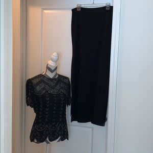 EUC Beautiful Special Occasion Skirt Set